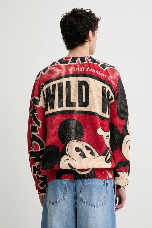 Ruházat Desigual kardigán WILD 25SMJF07 piros