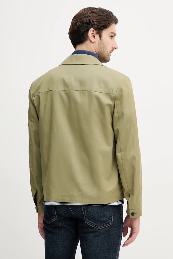Ρούχα Σακάκι με λινό μείγμα Calvin Klein K10K114392 πράσινο