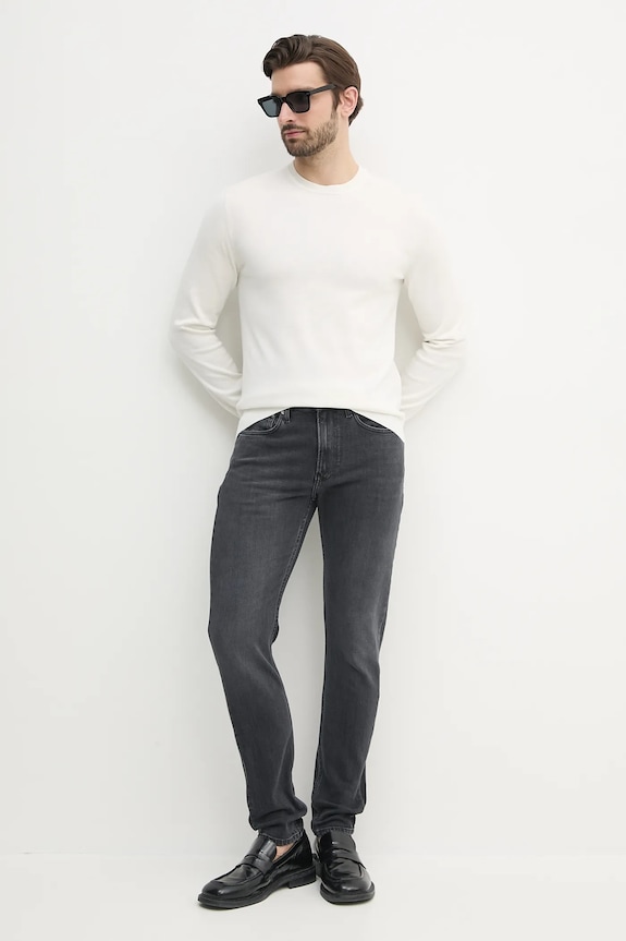 Calvin Klein pulover bărbătesc din bumbac LV040BM343 alb SS26