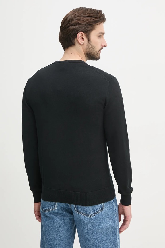 Ruházat Calvin Klein férfi pamut pulóver LV040BM343 fekete