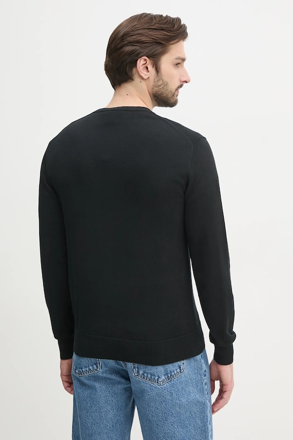 Ruházat Calvin Klein férfi pamut pulóver LV040BM343 fekete