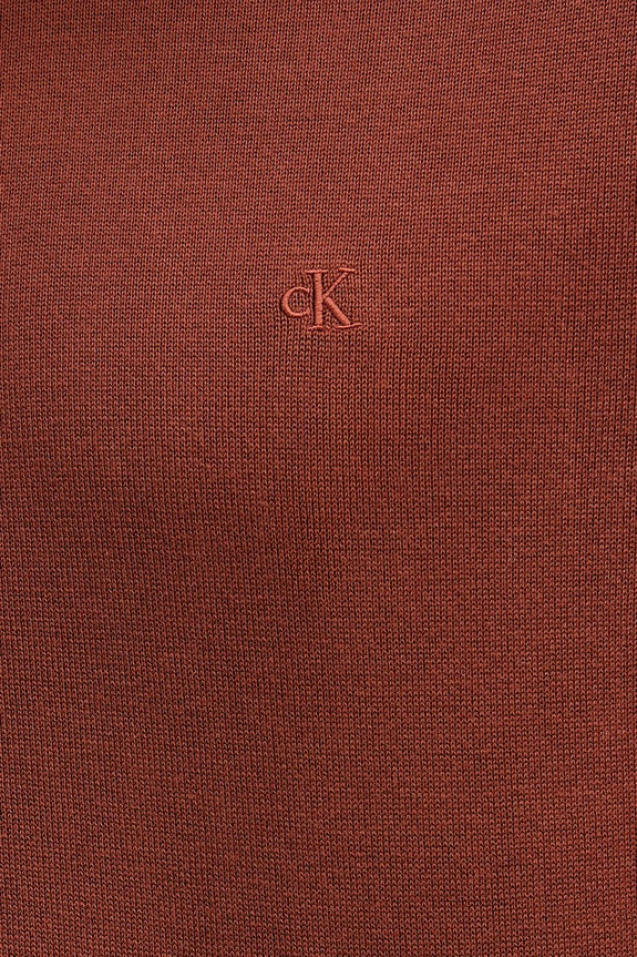 Calvin Klein pulover bărbătesc din bumbac LV040BM343 portocaliu