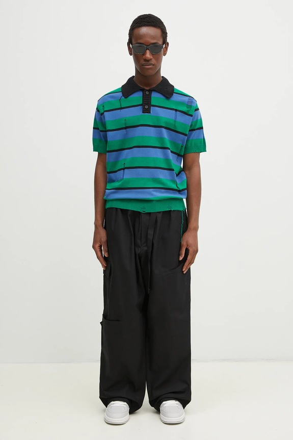 Svetr Andersson Bell Damaged Stripe Polo atb1242m