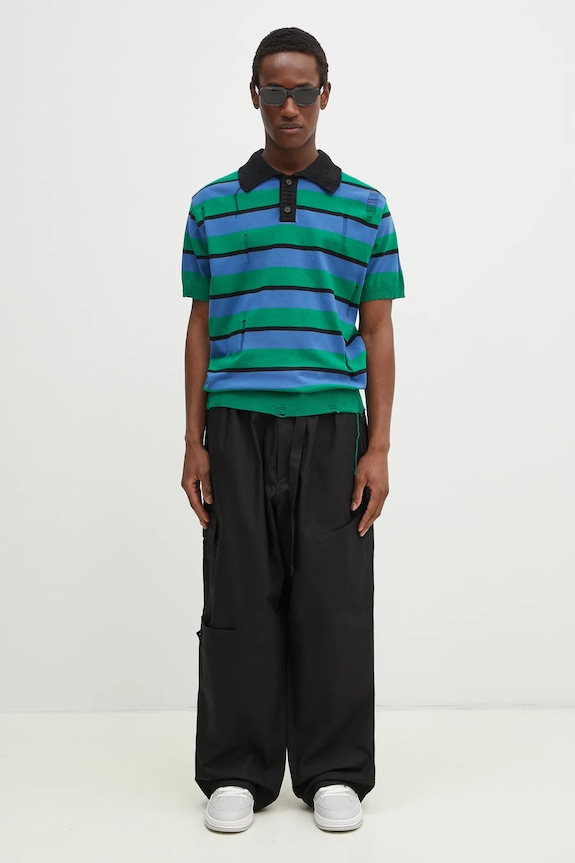Svetr Andersson Bell Damaged Stripe Polo atb1242m