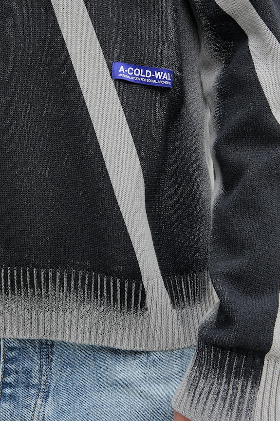 A-COLD-WALL* maglione in cotone ACWMK196 grigio