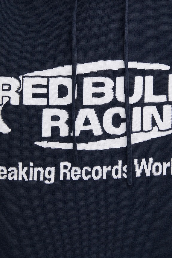 Bavlnený sveter Red Bull Racing x Pepe Jeans INTARSIA HOODY RM700010 tmavomodrá
