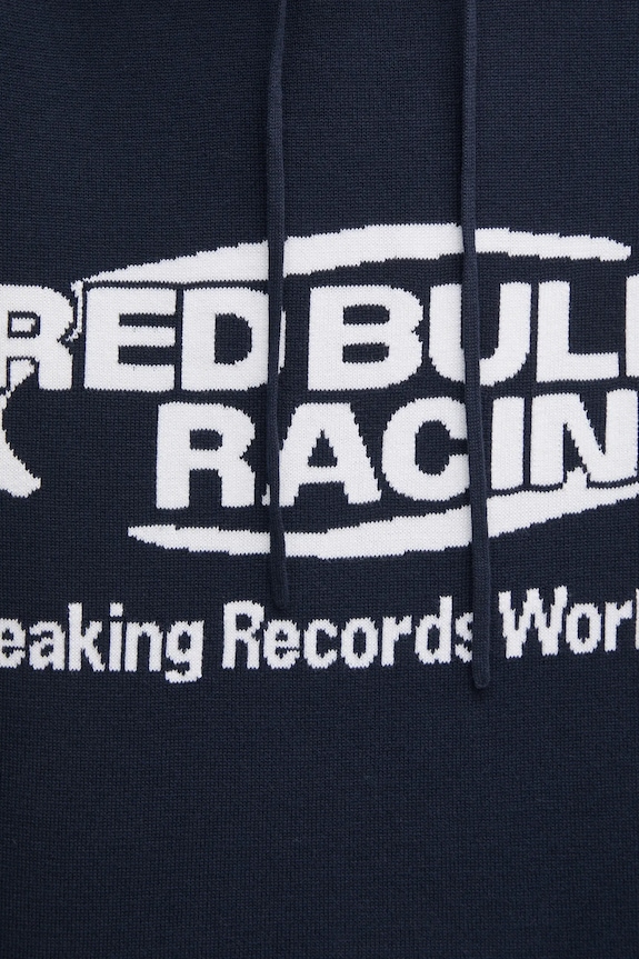 Bavlnený sveter Red Bull Racing x Pepe Jeans INTARSIA HOODY RM700010 tmavomodrá