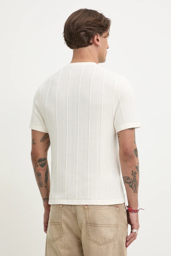 Ρούχα Μπλουζάκι Abercrombie & Fitch KI120.5071.100 μπεζ