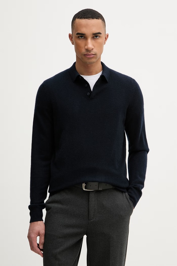 From Future pulover moški kašmirski mornarsko modra MPP00015