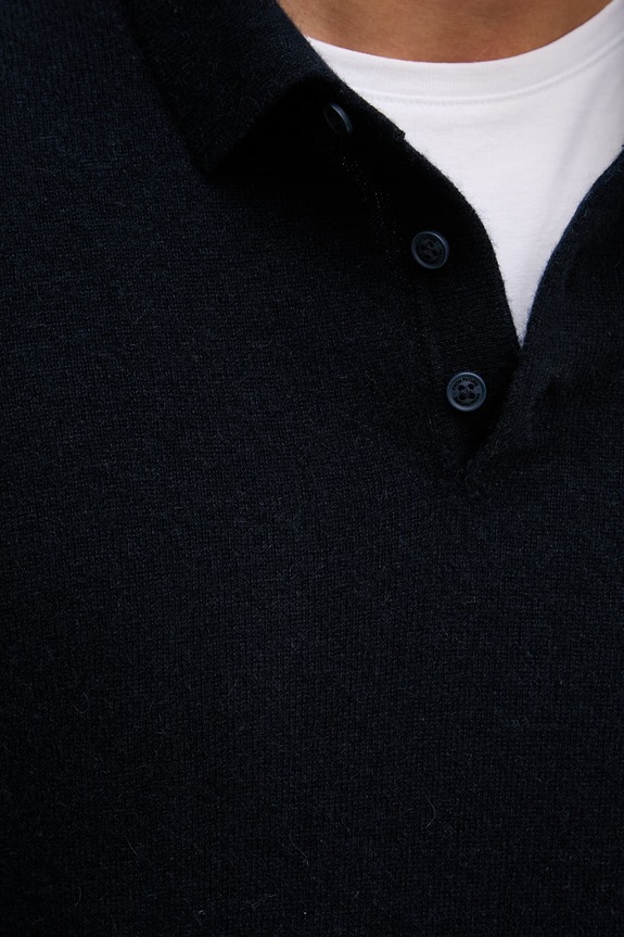 From Future pulover moški kašmirski MPP00015 mornarsko modra