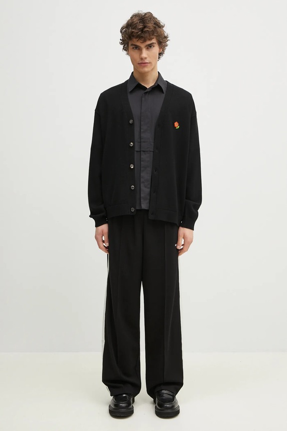 Vuneni kardigan Kenzo Pop FF55CA7263LB.99J crna