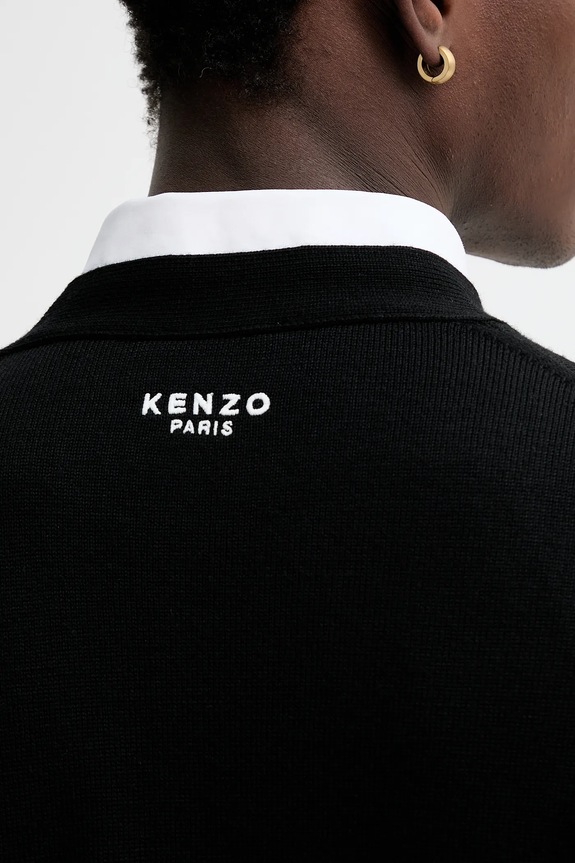 Kenzo cardigan din lana Pop FF55CA7263LB.99J