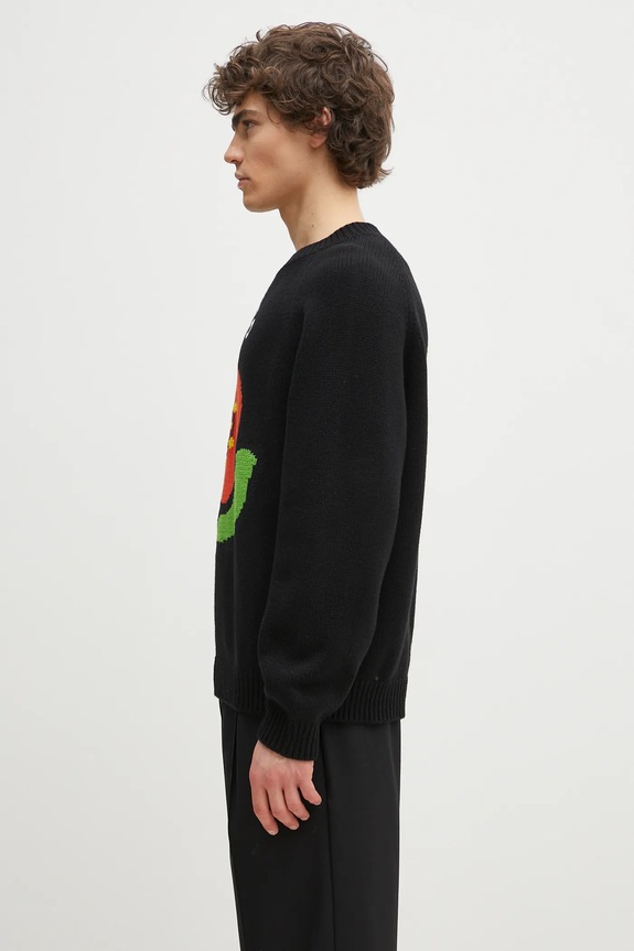 Kenzo woolen jumper Pop FF55PU7223LA.99J black SS25