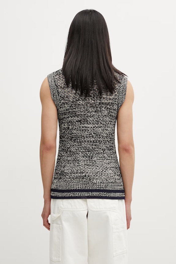 Oblečenie Vesta Wales Bonner Shade Knit US25KN31.KN04.5100 tmavomodrá