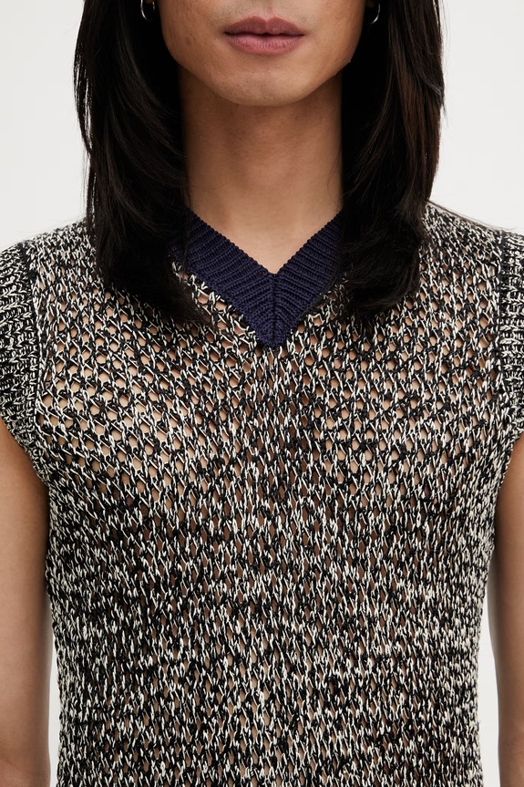Vesta Wales Bonner Shade Knit tmavomodrá US25KN31.KN04.5100