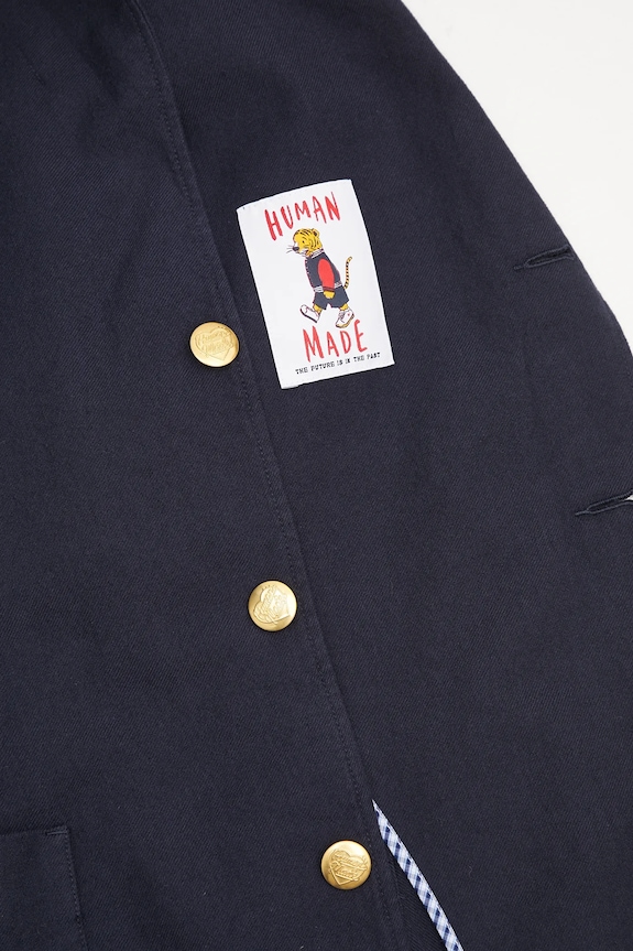 Human Made wool blazer Wool Blend Blazer HM29JK022 navy