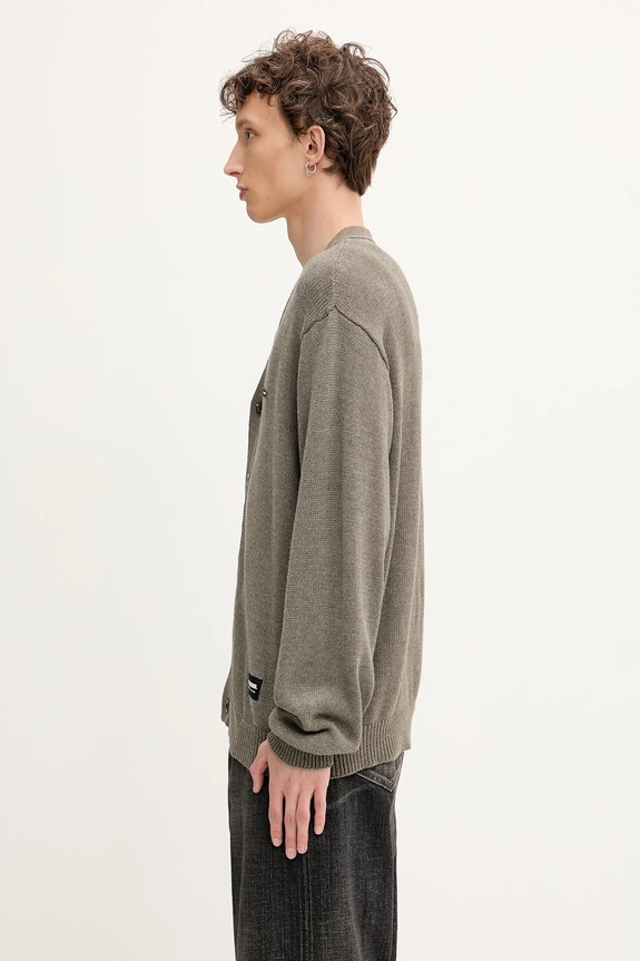 Kardigan NEIGHBORHOOD Plain Cardigan 251FUNH.KNM01 zelena SS25