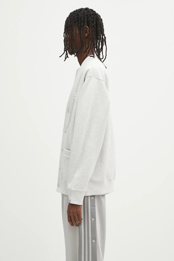 AAPE sweatshirt Now Zip Up AAPSWMB329XAN gray SS25