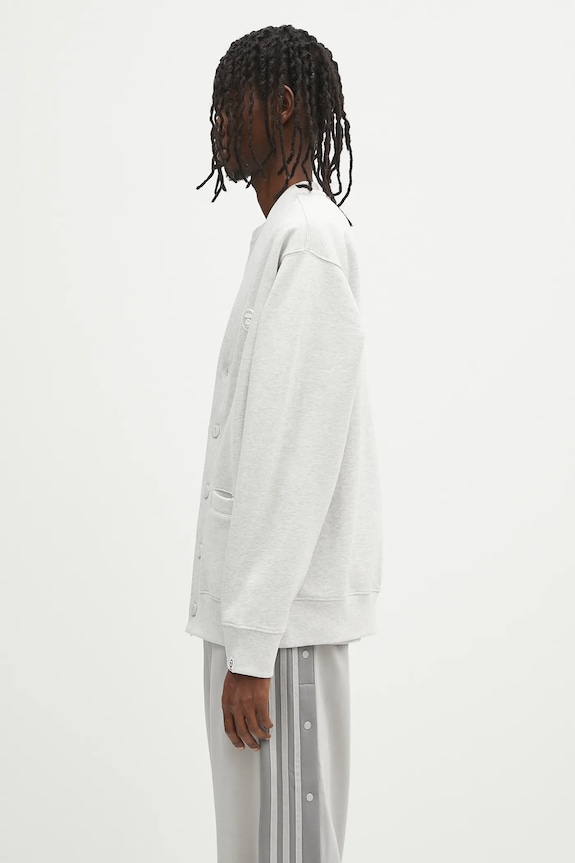 AAPE sweatshirt Now Zip Up AAPSWMB329XAN gray SS25