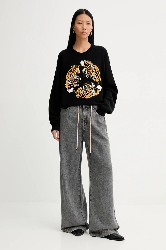 Odzież Kenzo sweter wełniany x Verdy FF58PU7133CR.99J czarny