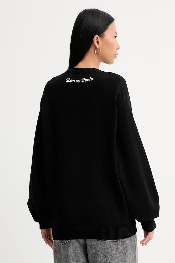 Kenzo sweter wełniany x Verdy FF58PU7133CR.99J czarny