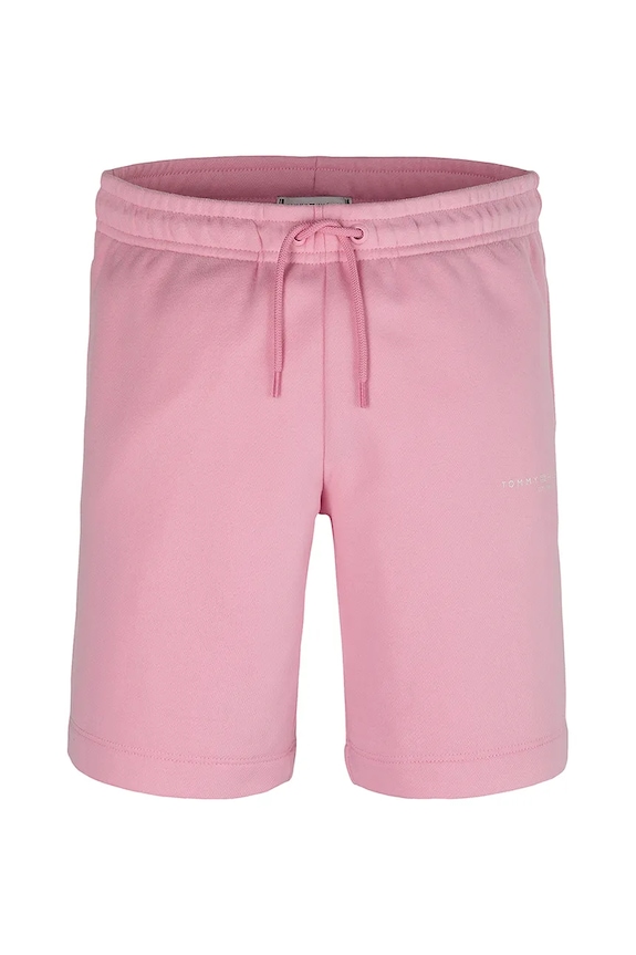 Detské krátke nohavice Tommy Hilfiger KS0KS00627.98.122.PPYA ružová SS25