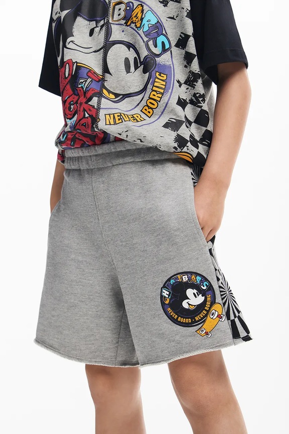 Desigual gyerek rövidnadrág 25SBPK02 szürke