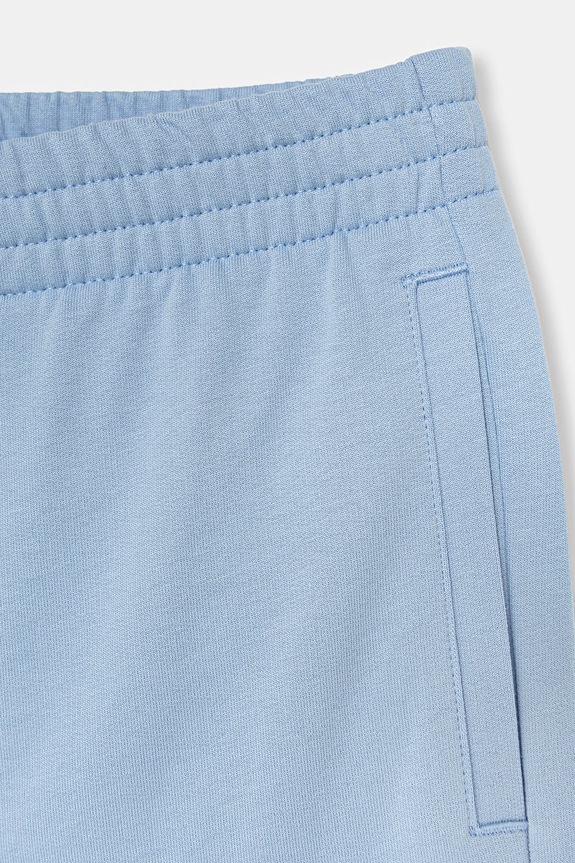 CHLAPEC EA7 Emporio Armani teplákové šortky dětské bavlněné 7B000026.AF10380 modrá