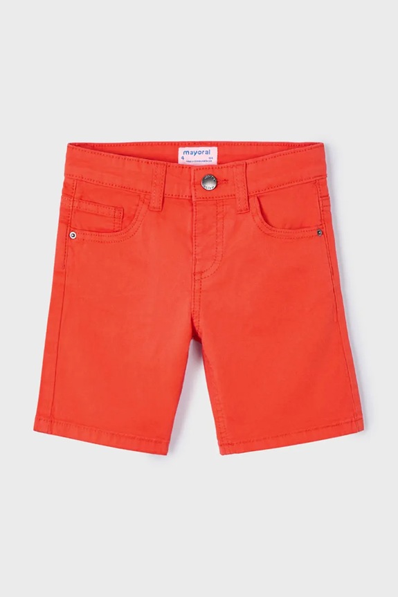 Mayoral pantaloni scurți copii 204.5J.Mini.PPYA rosu SS25