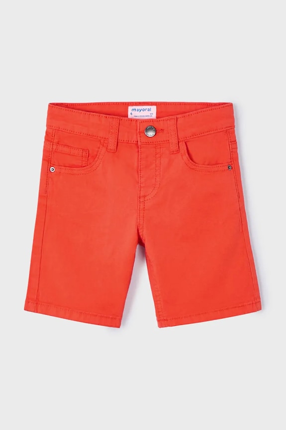 Mayoral pantaloni scurți copii 204.5J.Mini.PPYA rosu SS25
