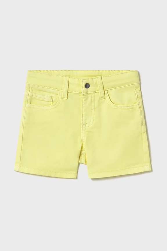 Mayoral pantaloni scurti copii casual galben 206.3F.Baby.PPYA