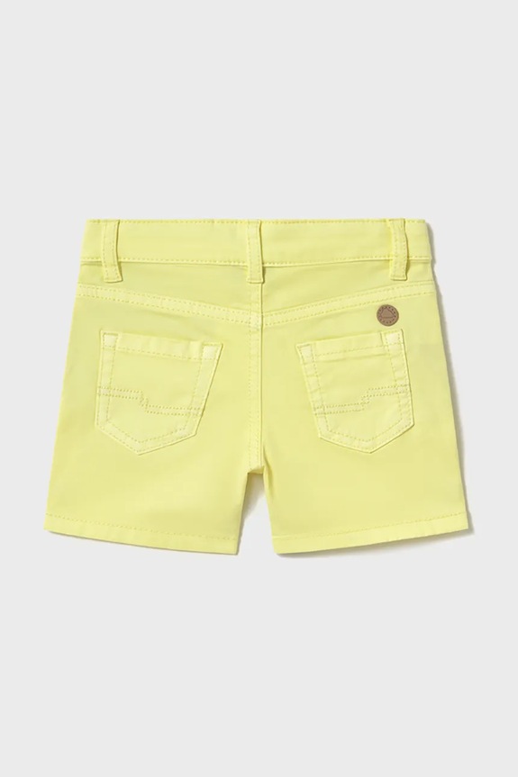 Mayoral pantaloni scurti copii 206.3F.Baby.PPYA galben SS25
