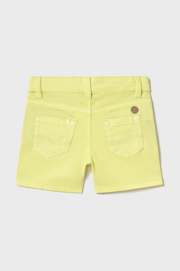 Mayoral pantaloni scurti copii 206.3F.Baby.PPYA galben SS25