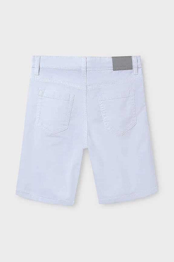 Παιδικό σορτς Mayoral 231.7F.Junior.PPYA λευκό SS25