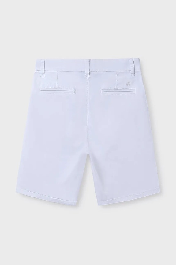 Mayoral shorts bambino/a bermudy chino basic 242.7A.Junior.PPYA bianco SS25