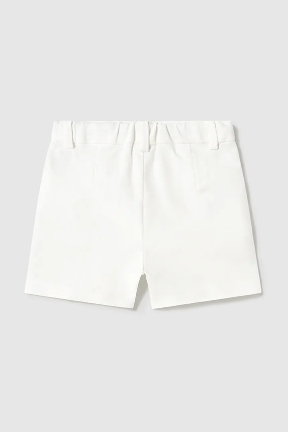 Dječje kratke hlače s dodatkom lana Mayoral 1240.3A.Baby.PPYA siva SS25