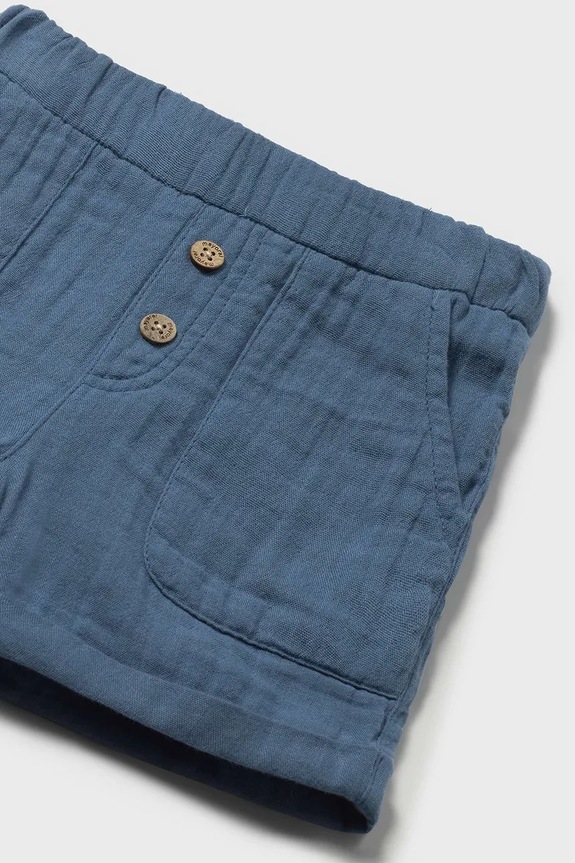 Αγορίστικα Παιδικό βαμβακερό σορτς Mayoral 1241.3C.Baby.PPYA σκούρο μπλε