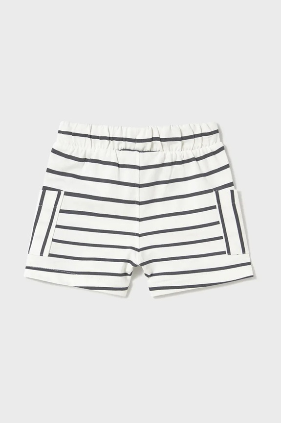 Dječje pamučne kratke hlače Mayoral 1244.3G.Baby.PPYA bež SS25