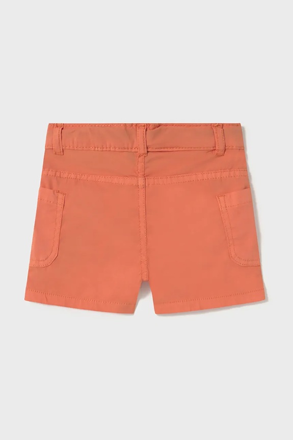 Παιδικό σορτς Mayoral cargo 1245.3H.Baby.PPYA πορτοκαλί SS25