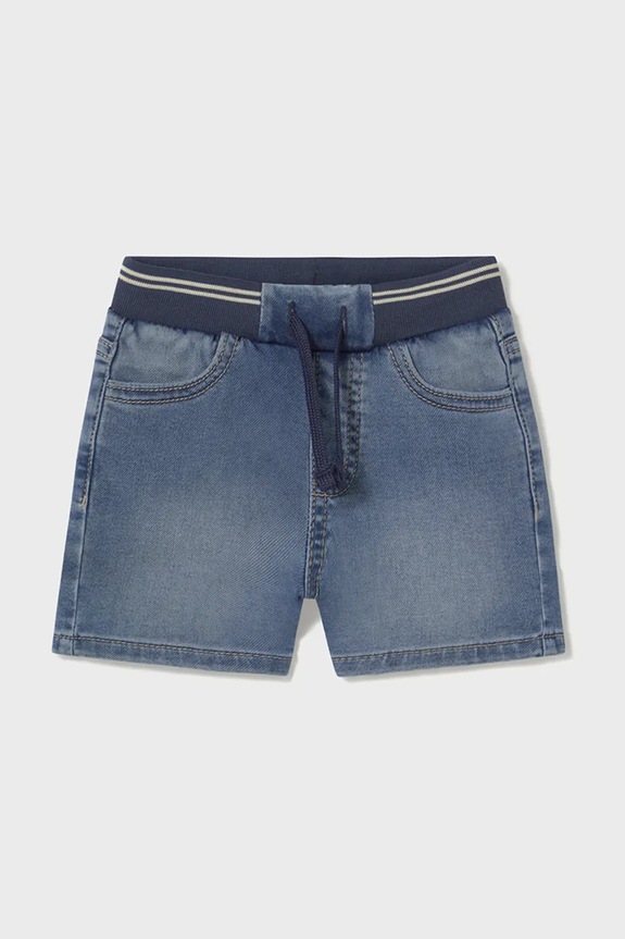 Mayoral pantaloni scurti din denim pentru copii soft denim jogger casual albastru 1248.3H.Baby.PPYA