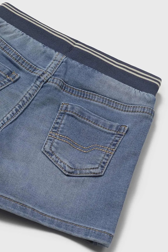 Băieți Mayoral pantaloni scurti din denim pentru copii soft denim jogger 1248.3H.Baby.PPYA albastru