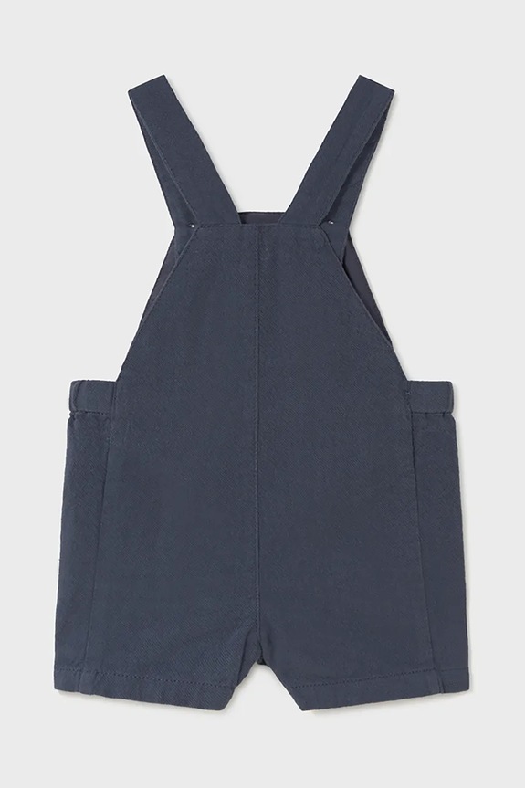 Mayoral salopette in misto lino per neonati 1644.3B.Baby.PPYA blu navy SS25