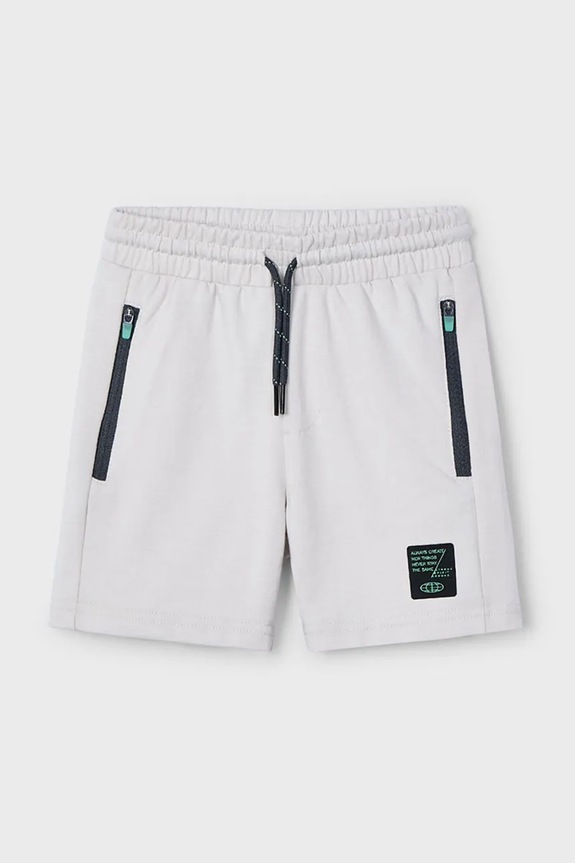 Dječje kratke hlače Mayoral bez uzorka siva 3224.5F.Mini.PPYA