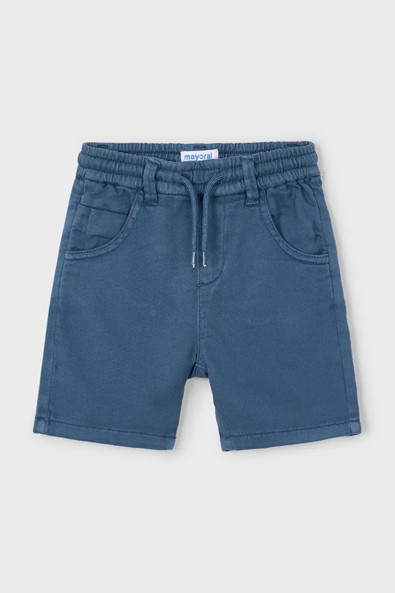 Mayoral szorty dziecięce z elastanem niebieski 3227.5H.Mini.PPYA