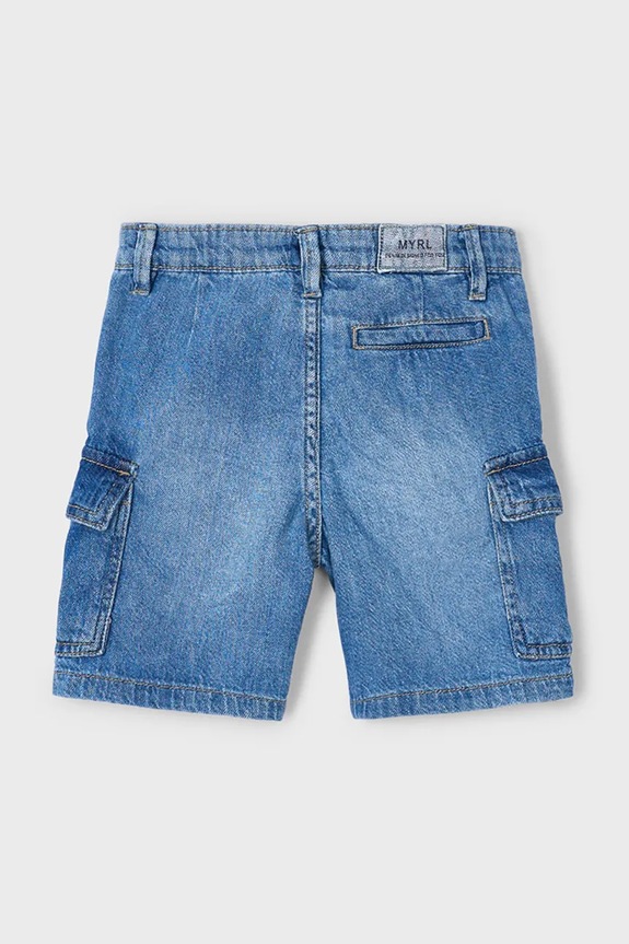 Mayoral shorts in jeans bambino/a cargo 3229.5J.Mini.PPYA blu navy SS25