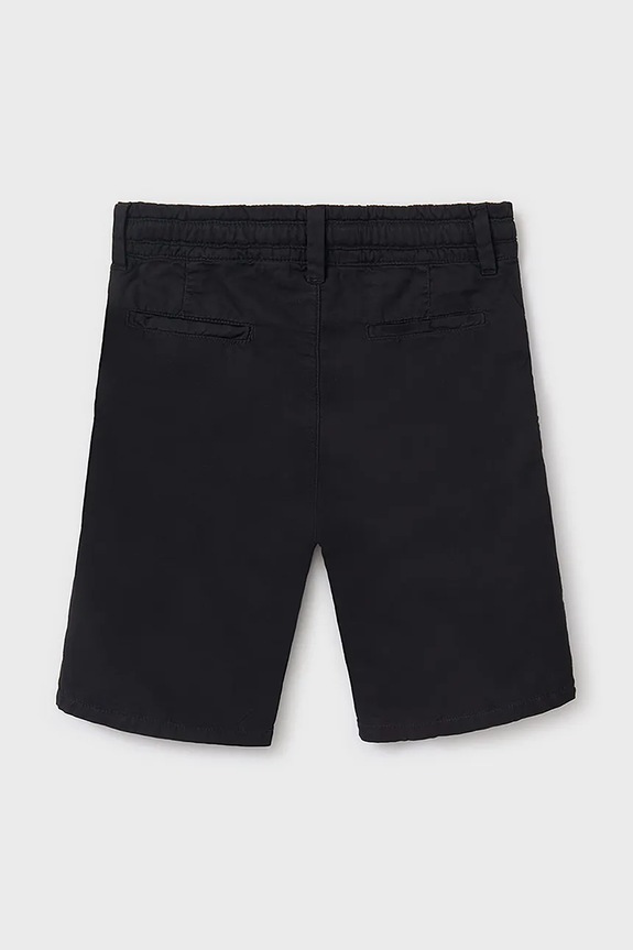 Băieți Mayoral pantaloni scurți din bumbac pentru copii 6205.7C.Junior.PPYA negru