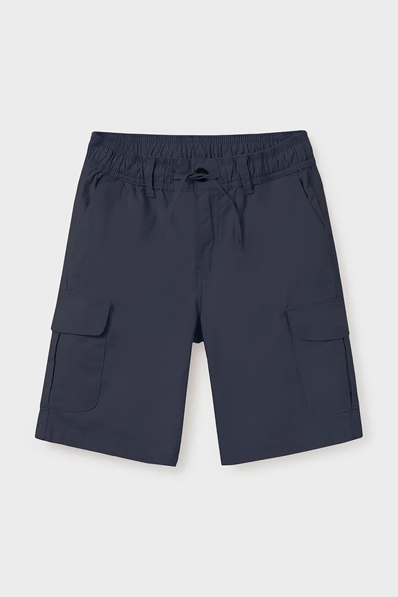 Παιδικό λινό σορτς Mayoral cargo casual σκούρο μπλε 6208.7D.Junior.PPYA