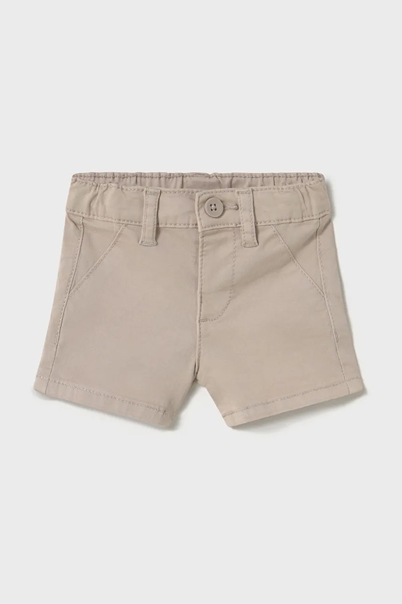 Bombažne kratke hlače za dojenčke Mayoral Newborn Pletenina bež 201.1M.Newborn.PPYH