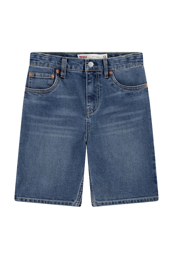 Otroške kratke hlače iz jeansa Levi's NEW 511 SLIM FIT DENIM SHORT 8EM374 modra SS26