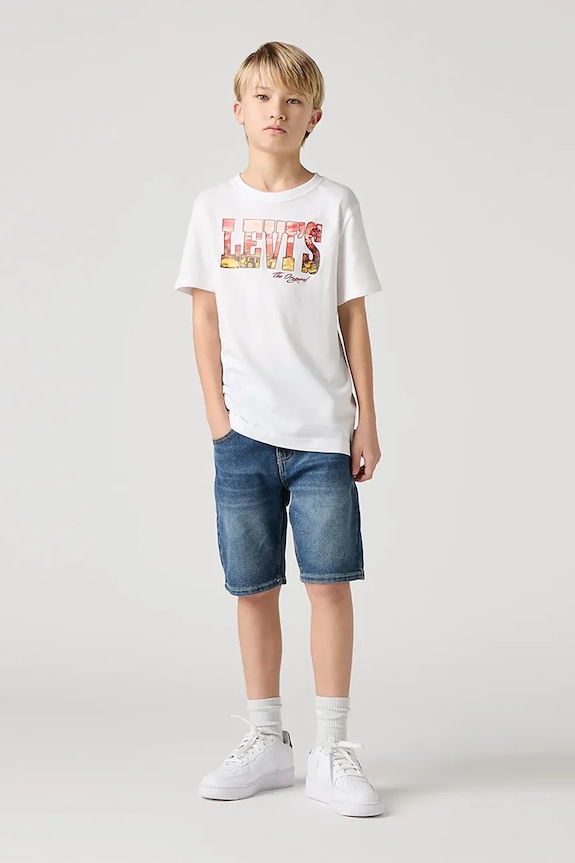 Otroške kratke hlače iz jeansa Levi's NEW 511 SLIM FIT DENIM SHORT Casual modra 9EM374